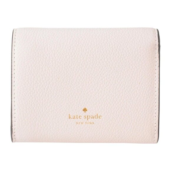 S Kate Spade Kayla Embellished Spade L-Zip Wallet KK113 Light Pink Leather NWT - Picture 10 of 13